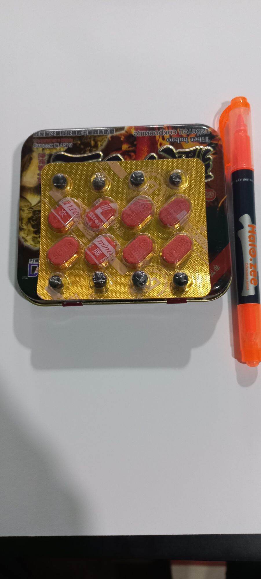 Bút dạ Thiên Long 8 viên cam Tạng Bát Bảo