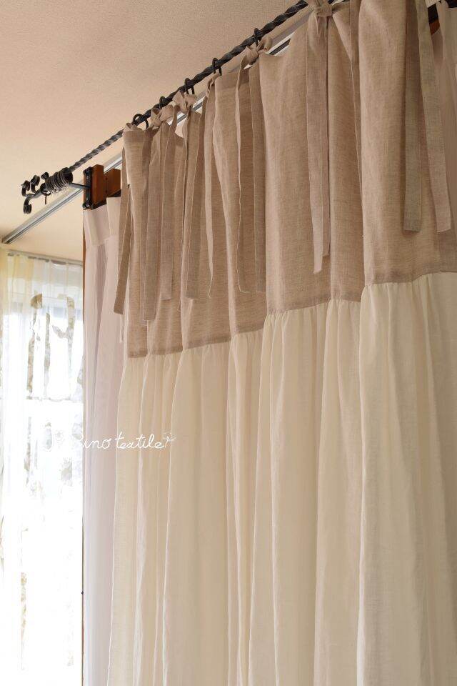 rèm vải canvas vintage rèm màn cửa trang trí