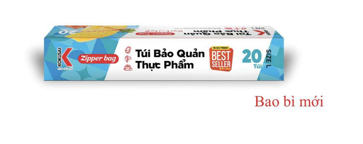 [HÌNH THẬT]❤❤ Túi zip bảo quản thực phẩm Kokusai