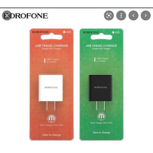 CỦ sạc,cốc sạc NHANH 1 CỔNG Borofone BA20 sạc iPhone,lightning, micro, type c