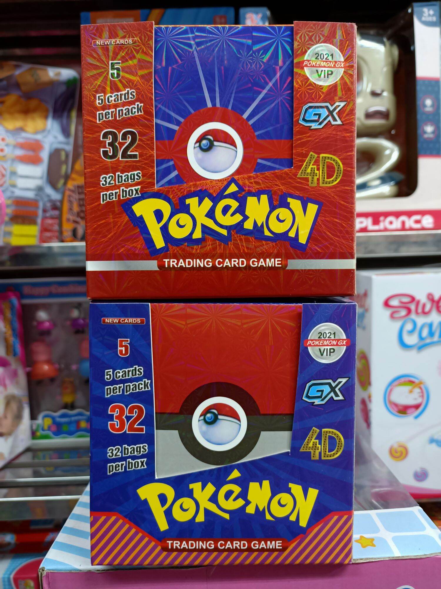Hộp đồ chơi Thẻ bài Pokemon (giao màu ngẫu nhiên)