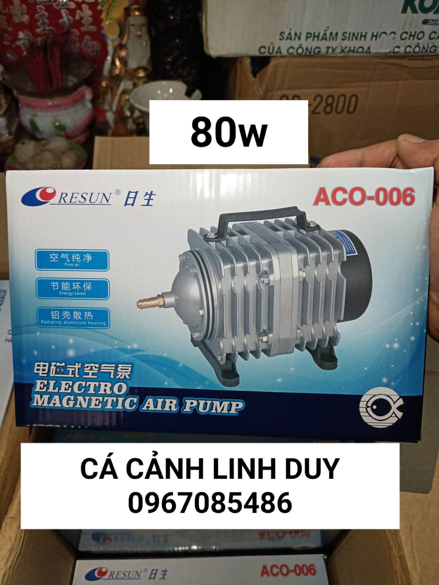 Máy sủi khí oxi aco 006 , máy sục khí thủy sản , máy thổi khí oxi