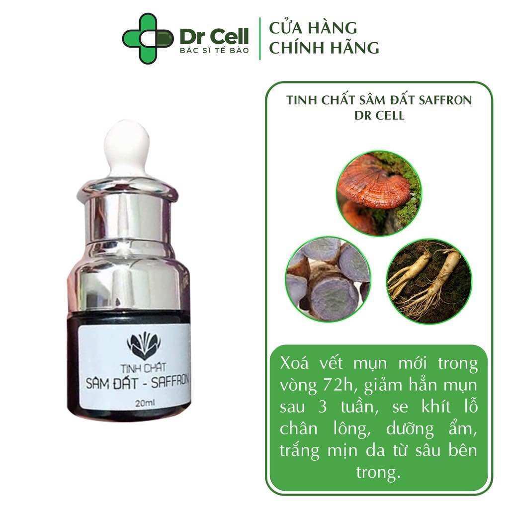 TINH CHẤT SAFFRON SÂM ĐẤT DR CELL KHẮC TINH CỦA MỤN