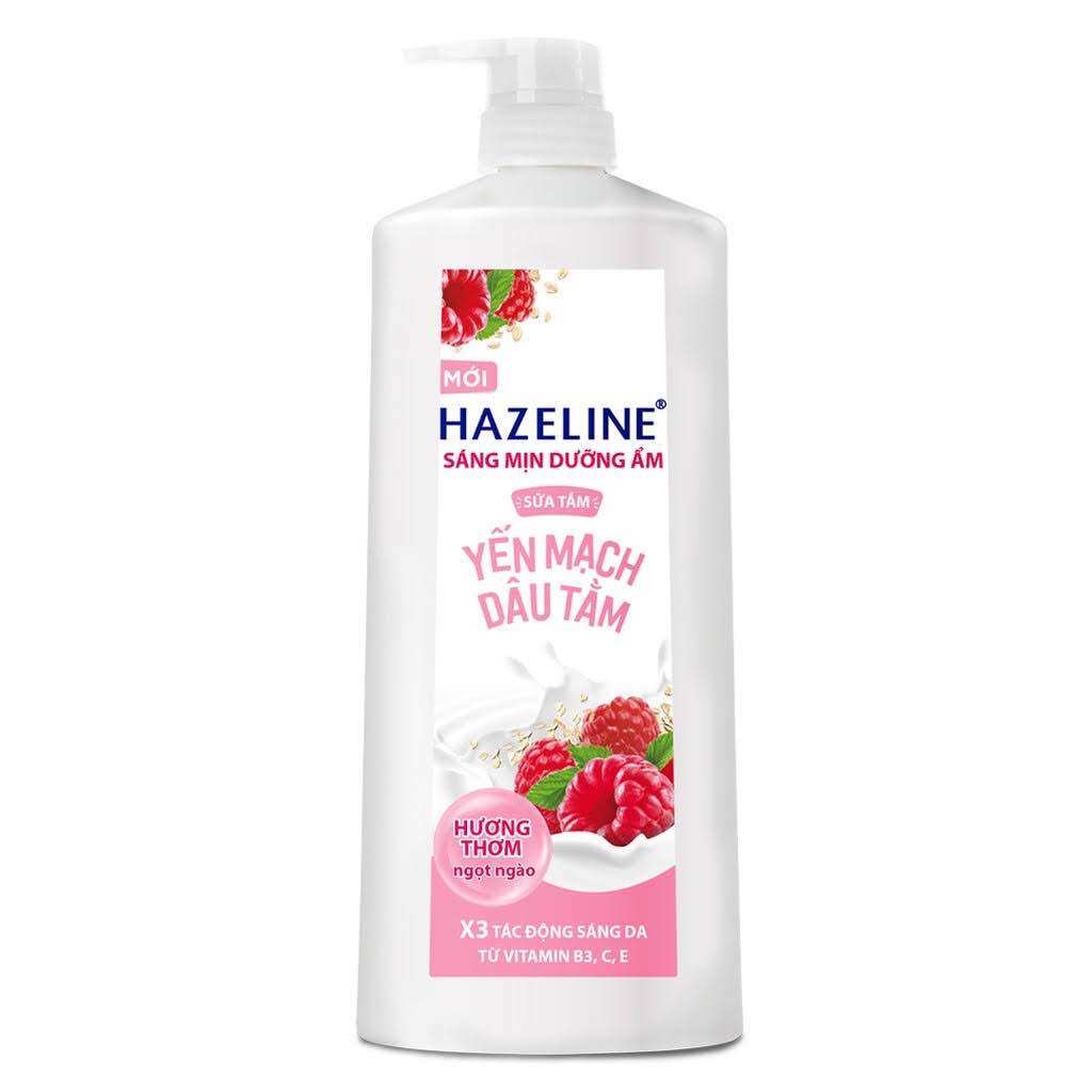 Sữa Tắm Hazeline dau tằm Sáng Da Cam Yuzu Và Cherry
