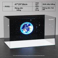 sunsun | Bể Cá Kính Siêu Trong Suốt cho Cá và Rùa với Cảnh Quan Thực Vật