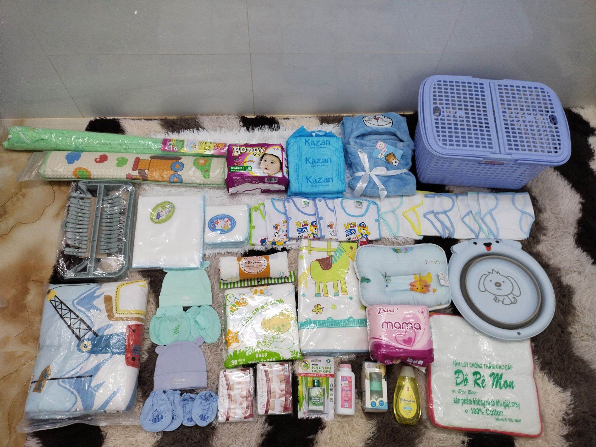 Combo đi sinh đầy đủ cho mẹ và bé