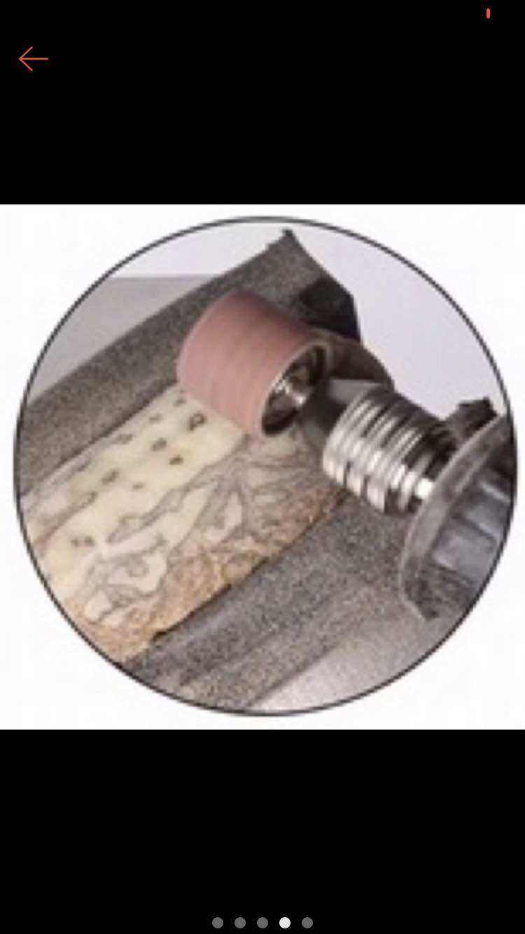 Đầu chà nhám gắn trục 6.35mm grit 240