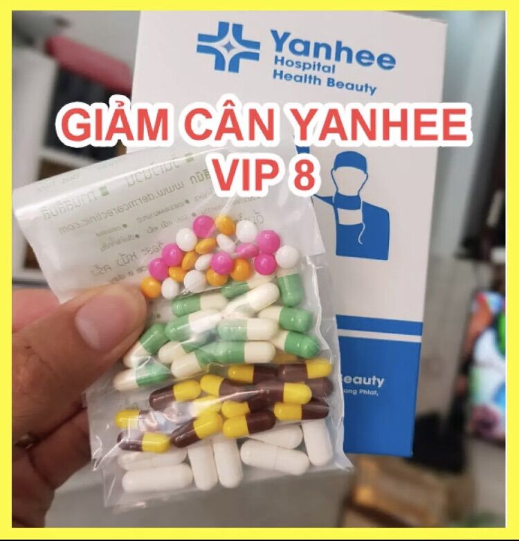 Giảm cân thần tốc vip 8 yanhee giảm cấp tốc 3-9kg