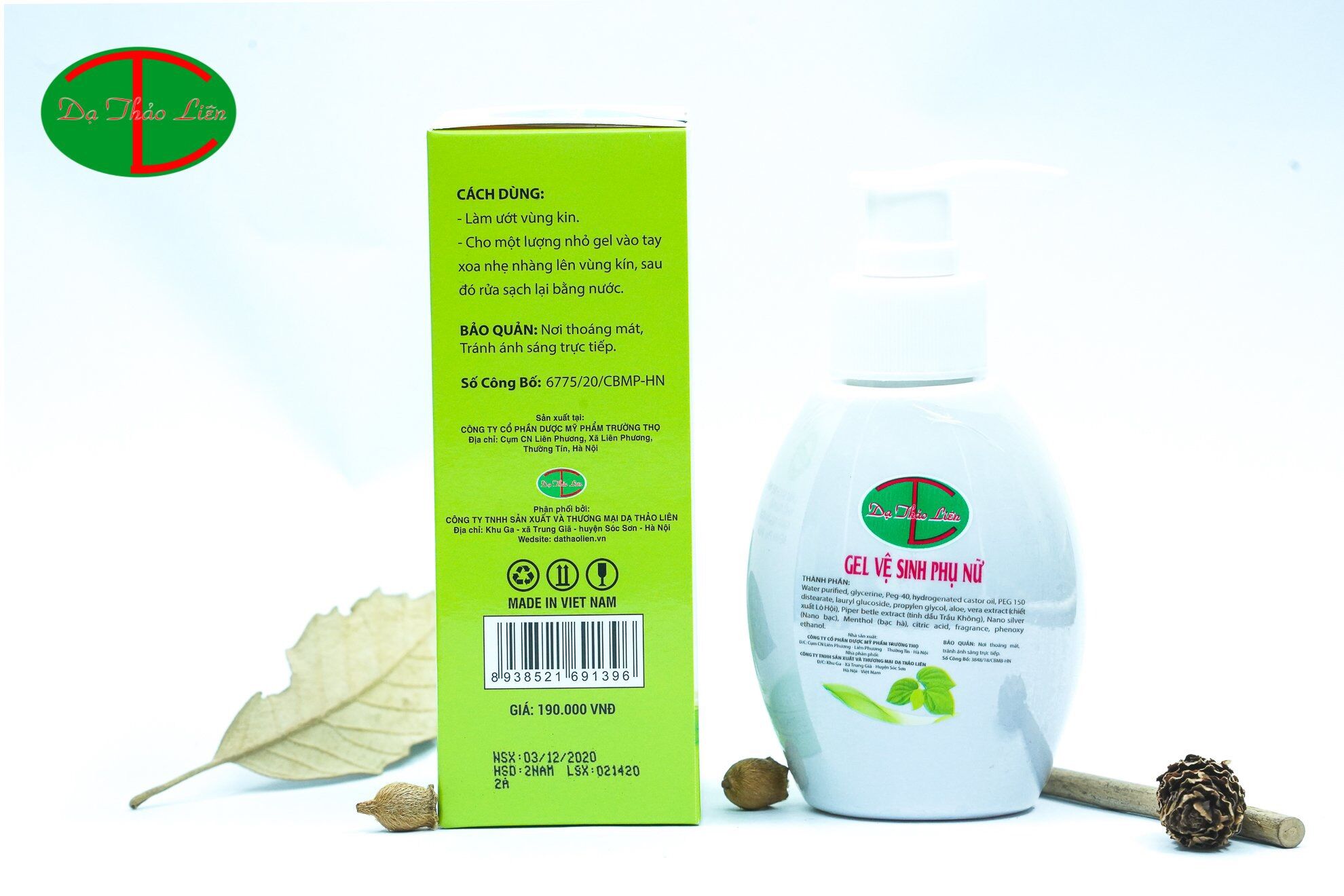 Gel phụ khoa trầu không Dạ Thả0 LIên