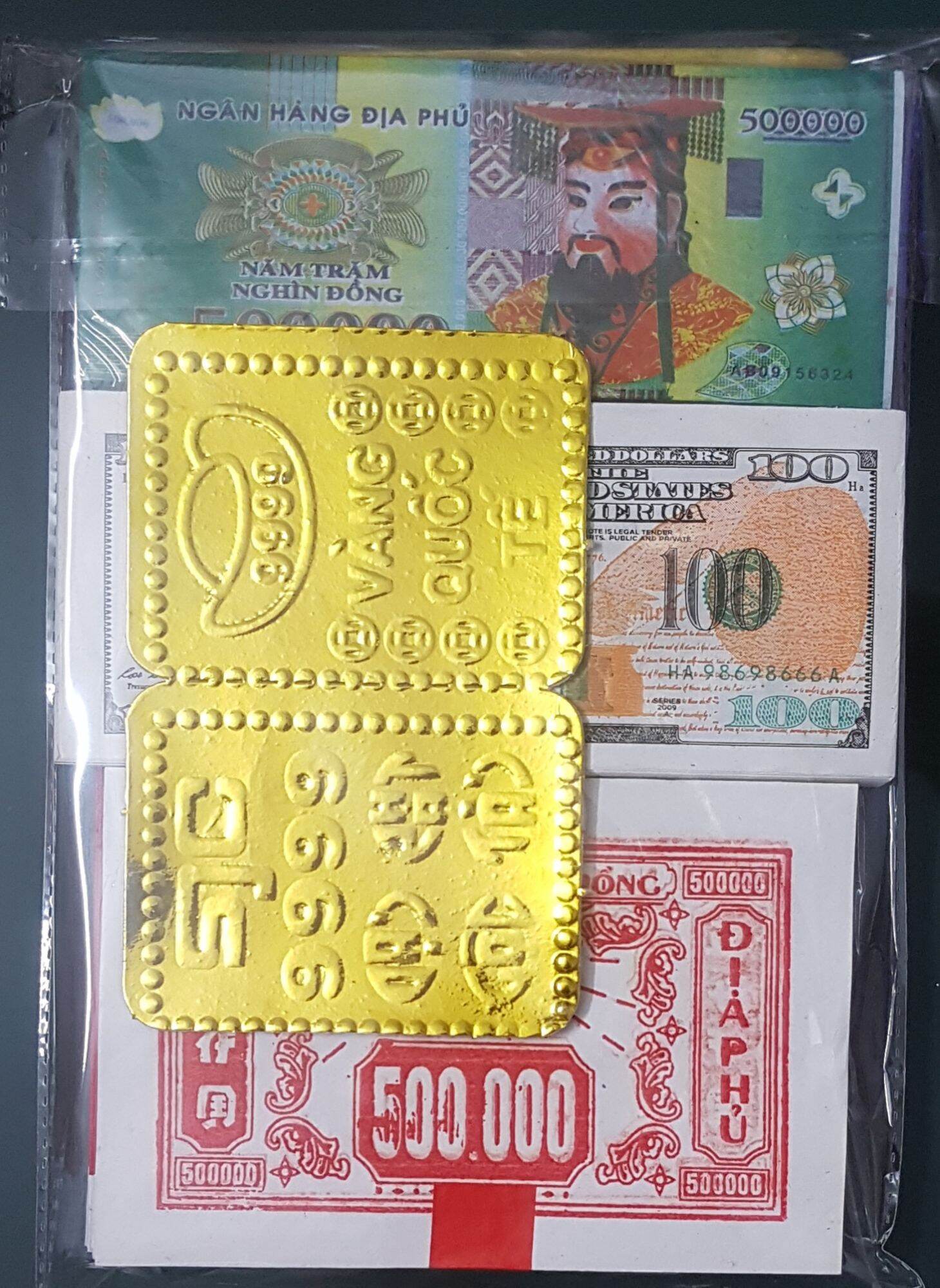 5 tập lễ gia tiên đóng túi.