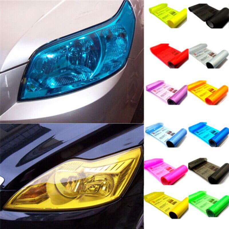 Đề can (decal) dán pha đèn (choá đèn)  màu ngọc trai