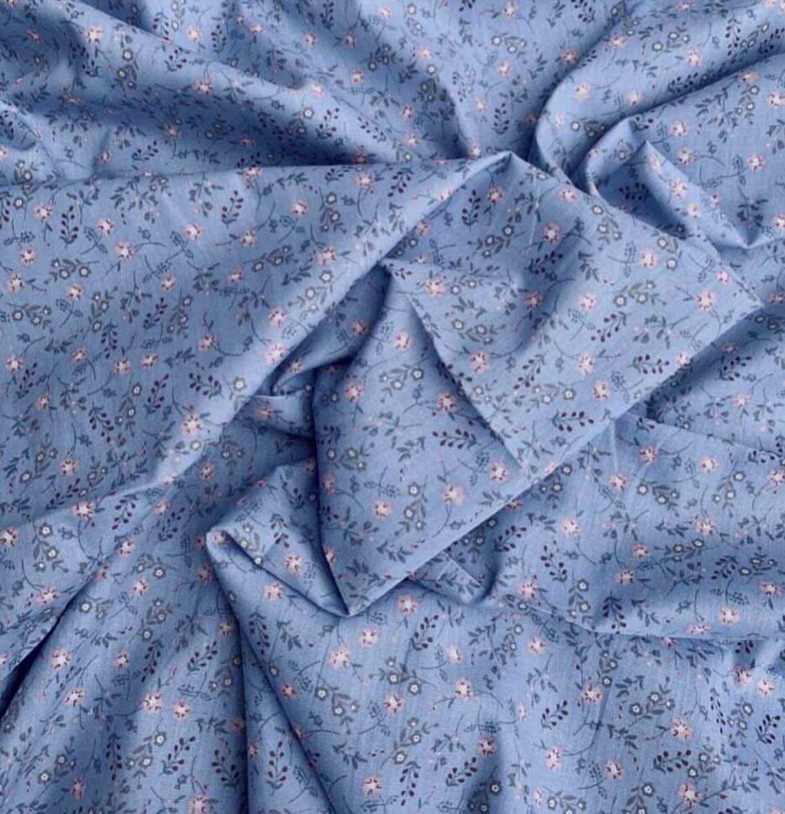 Vải Honor Cotton Thô Hoa Mềm Mướt Rũ Khổ 1m45