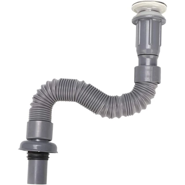 Bộ xả lavabo ruột gà co giãn