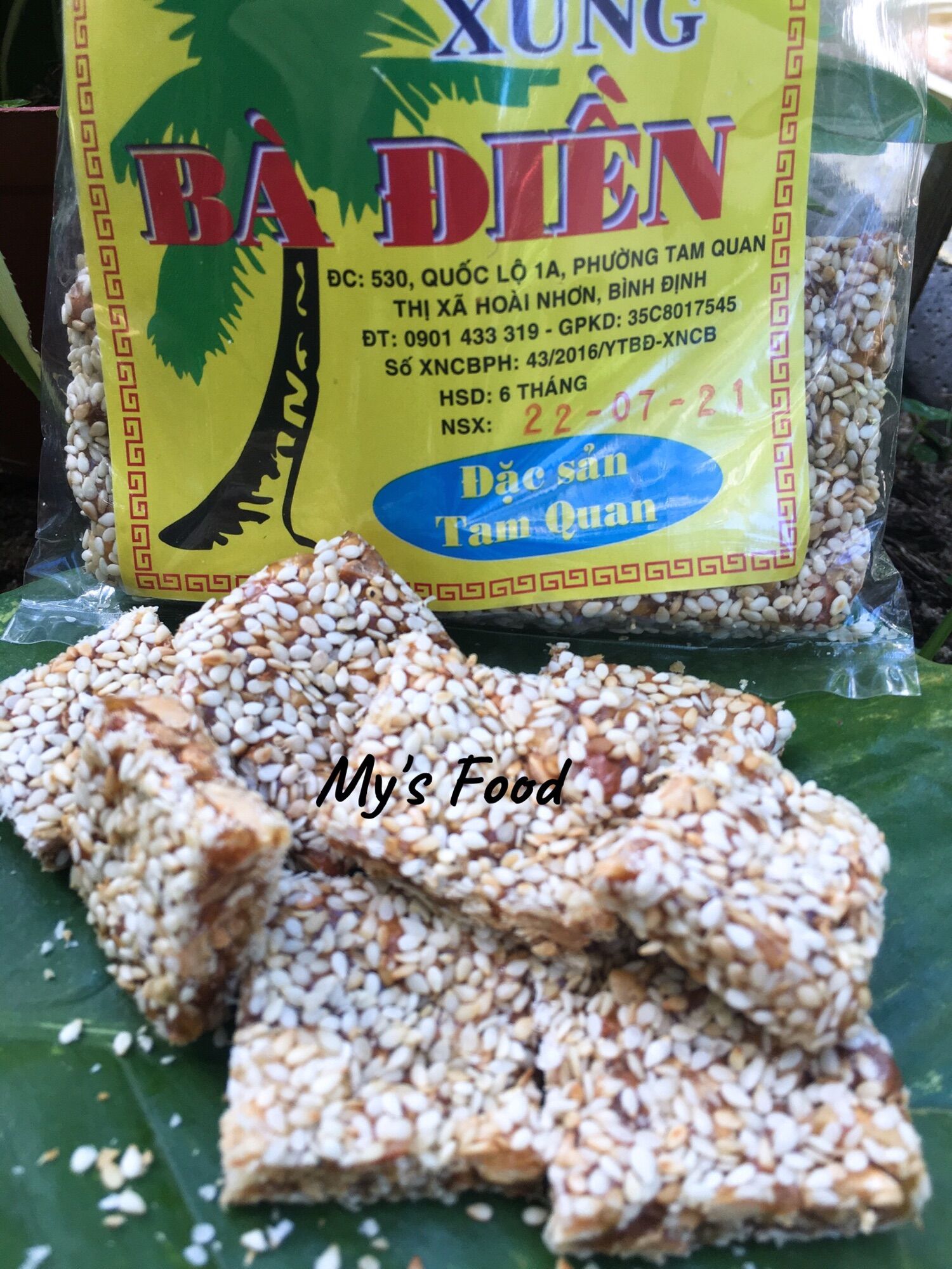 Mè xửng bà điền đặc sản tam quan 200gr