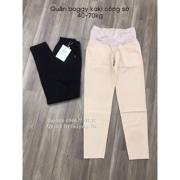 Quần bầu kaki công sở siêu đẹp