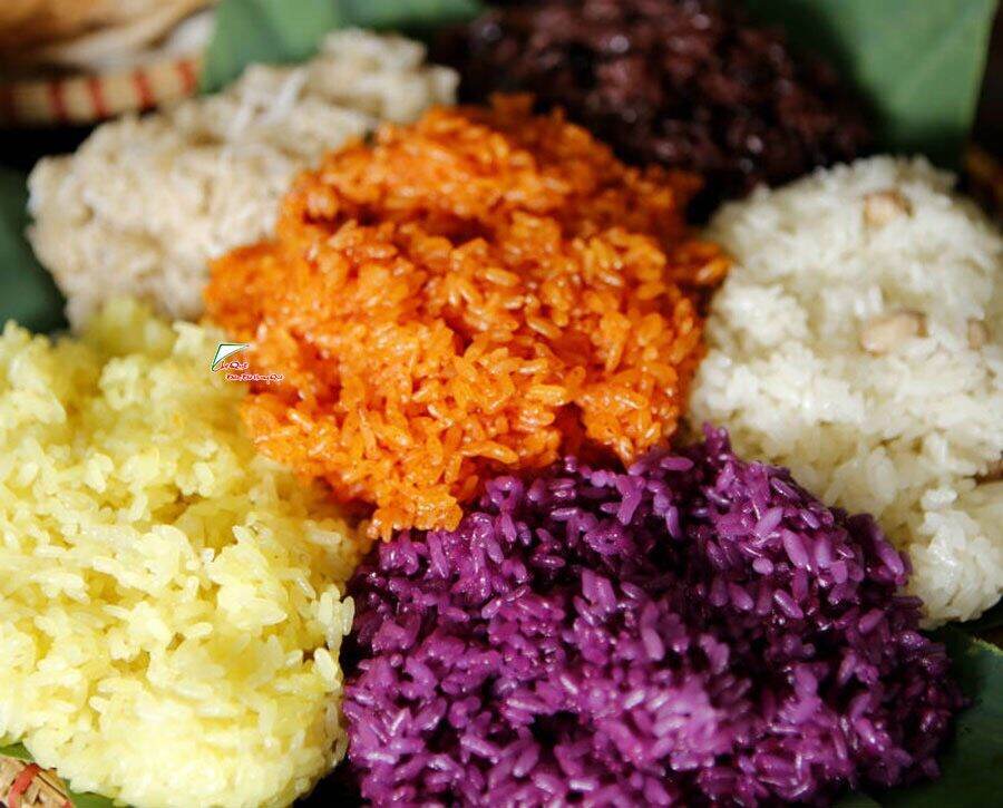 bột tạo màu( xôi ngũ sắc)