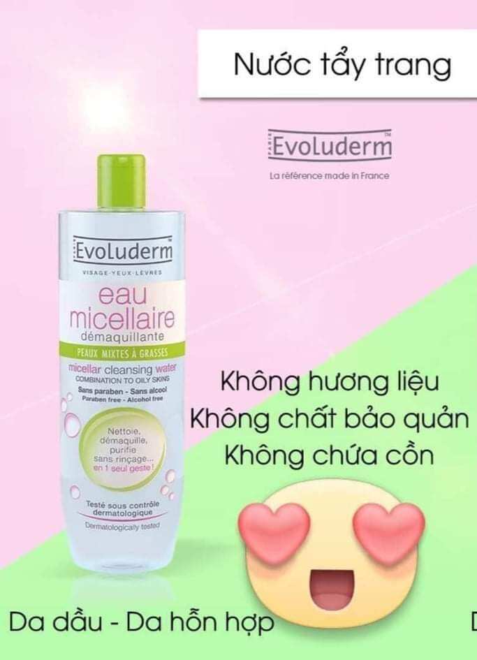 Nước tẩy trang evolumderm + bông tẩy trang ura nga
chai lớn 500ml 150 miếng bông tẩy trang🔺