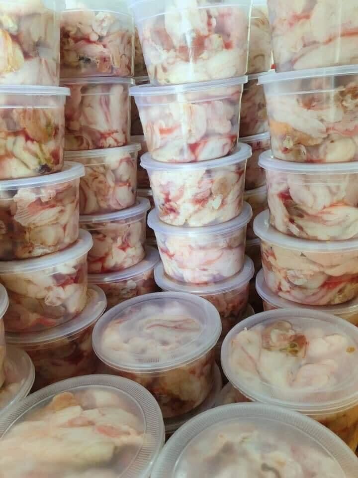 Ruột cá lóc làm sạch đóng hộp 500g