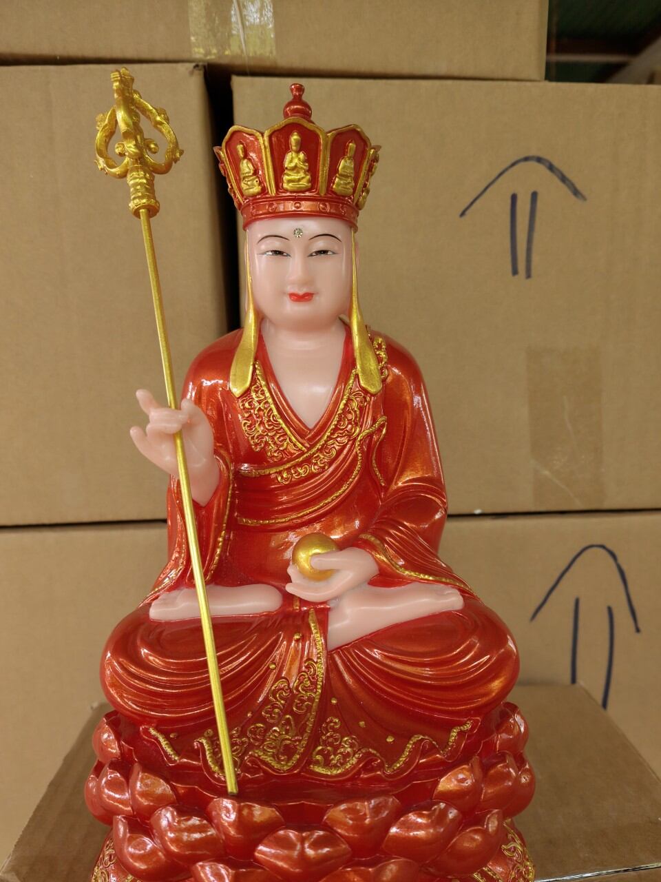 Tượng Địa Tạng Bồ Tát cao 30cm