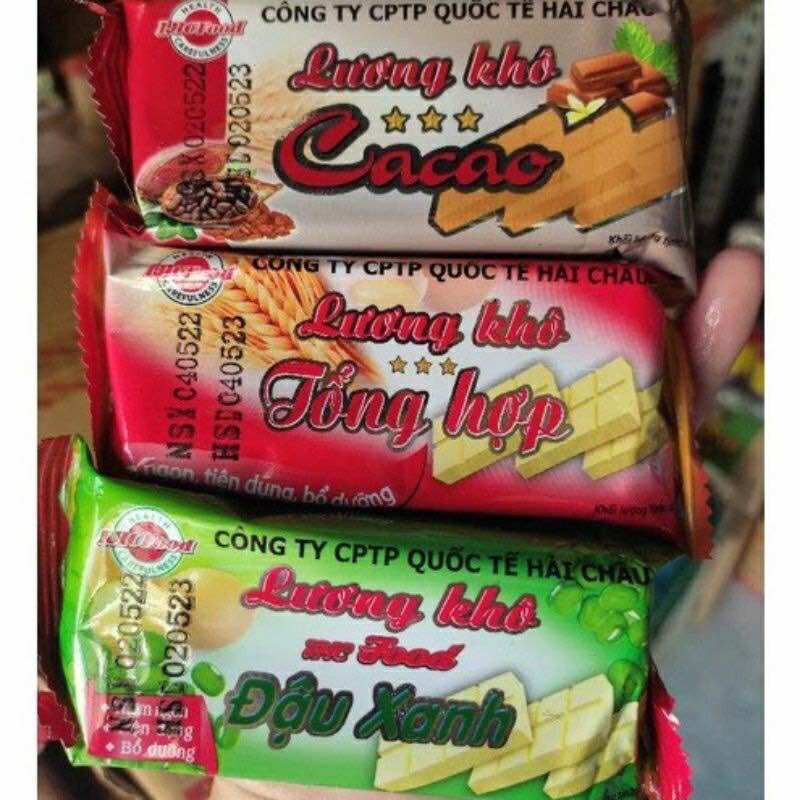 Combo 10 lương khô Hải Châu,65g