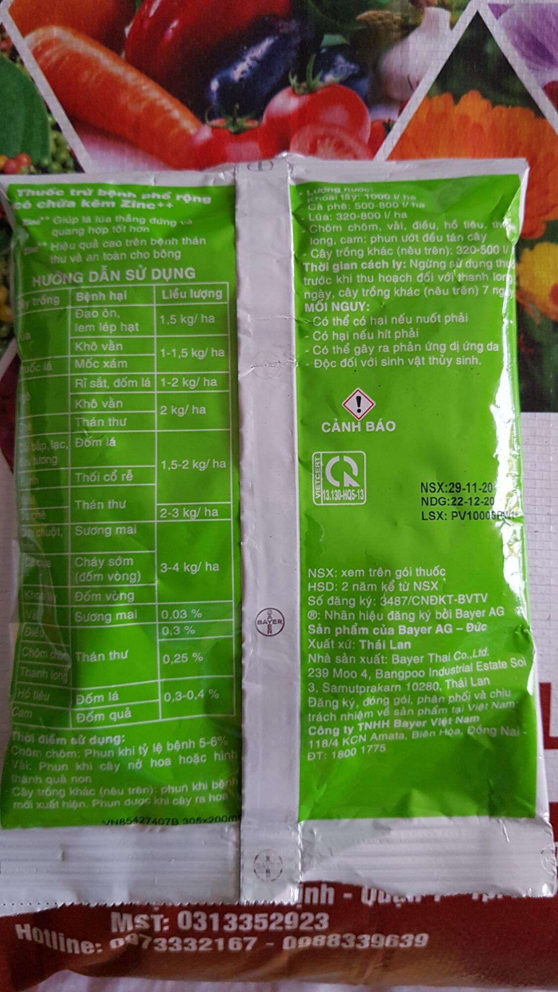 Thuốc trừ bệnh ANTRACOL (Thái Lan)