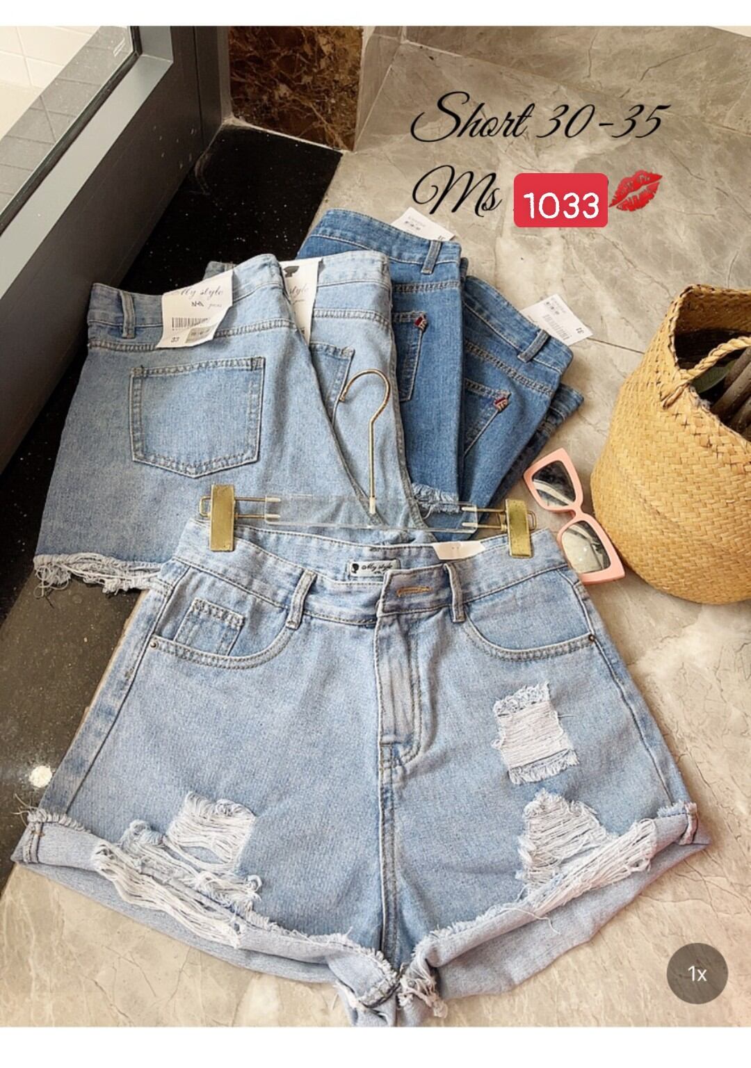 [ K.N bigsize ] quần short jean size đại 55-100kg