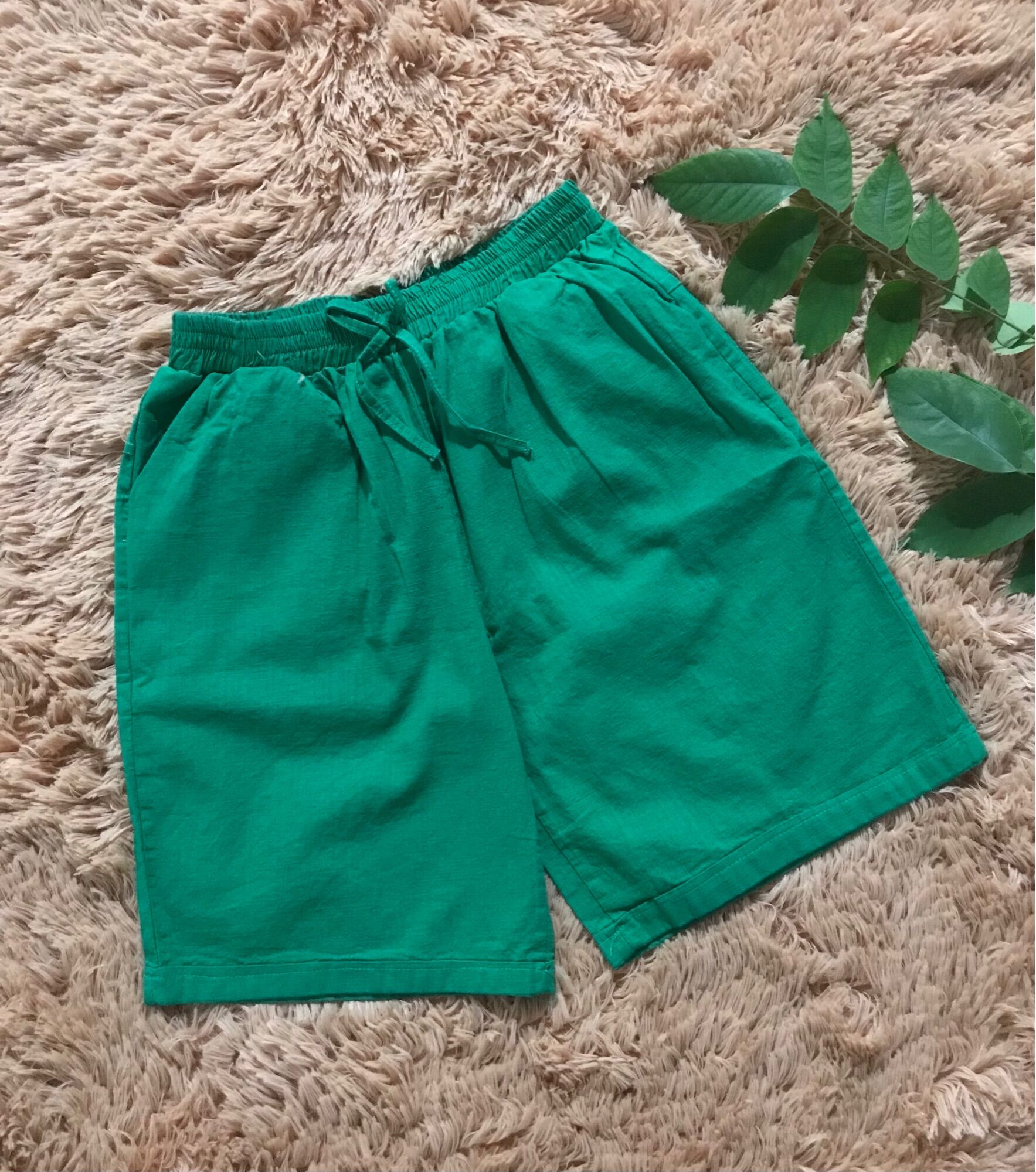 QUẦN SÓC THÔ KAKI CO GIÃN NHẸ