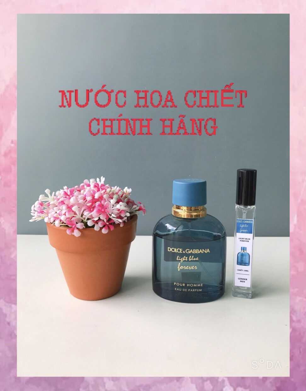 Nước hoa chiết DG light blue forever 10ml Ngọc Perfume 86
