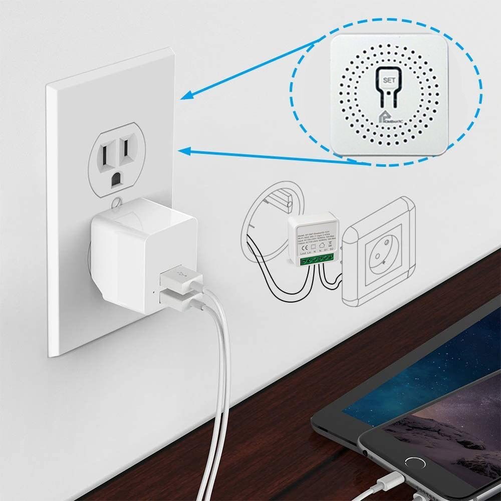 Zigbee - công tắc mini đa năng zigbee