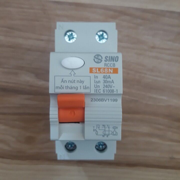 Aptomat chống dò điện,chống điện giật SINO 32A và 40A hàng hãng
