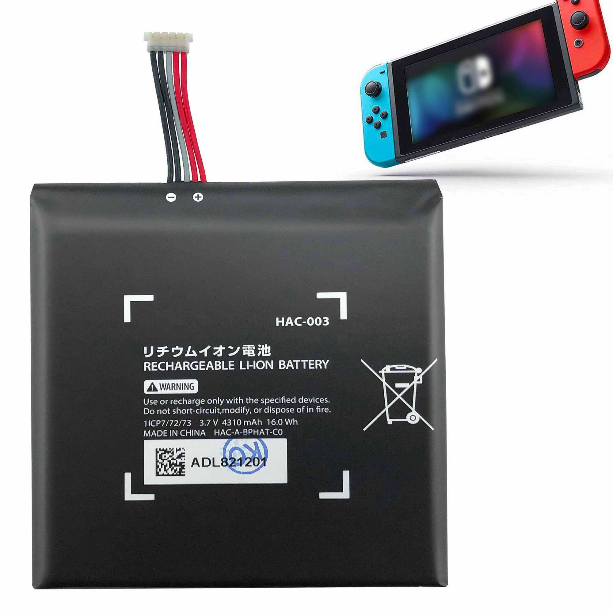 PpinPin Nintendo Switch Oled v1 v2 Battery nintendo switch original replace