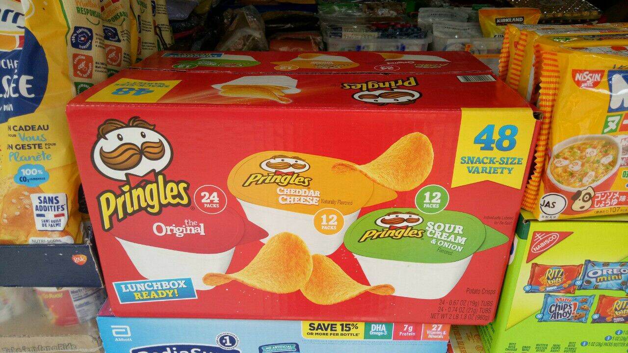 Bánh khoai tây Pringles của Mỹ - 48 hộp nhỏ/ thùng