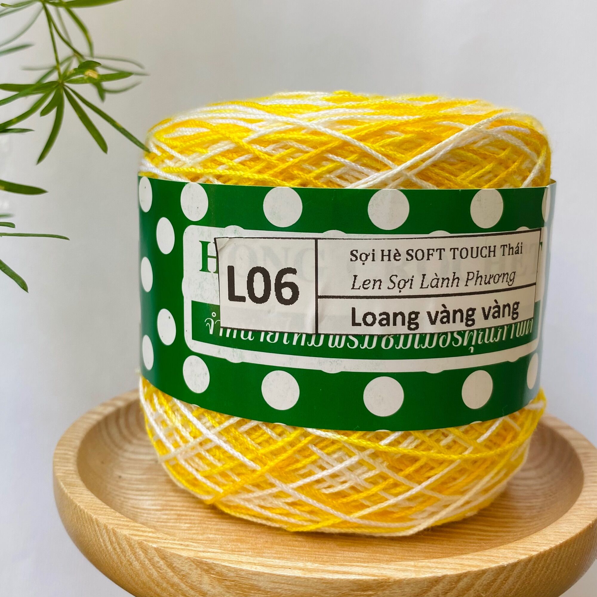 Sợi Thái SOFT TOUCH LOANG, Sợi Mùa Hè Móc Váy, Đầm