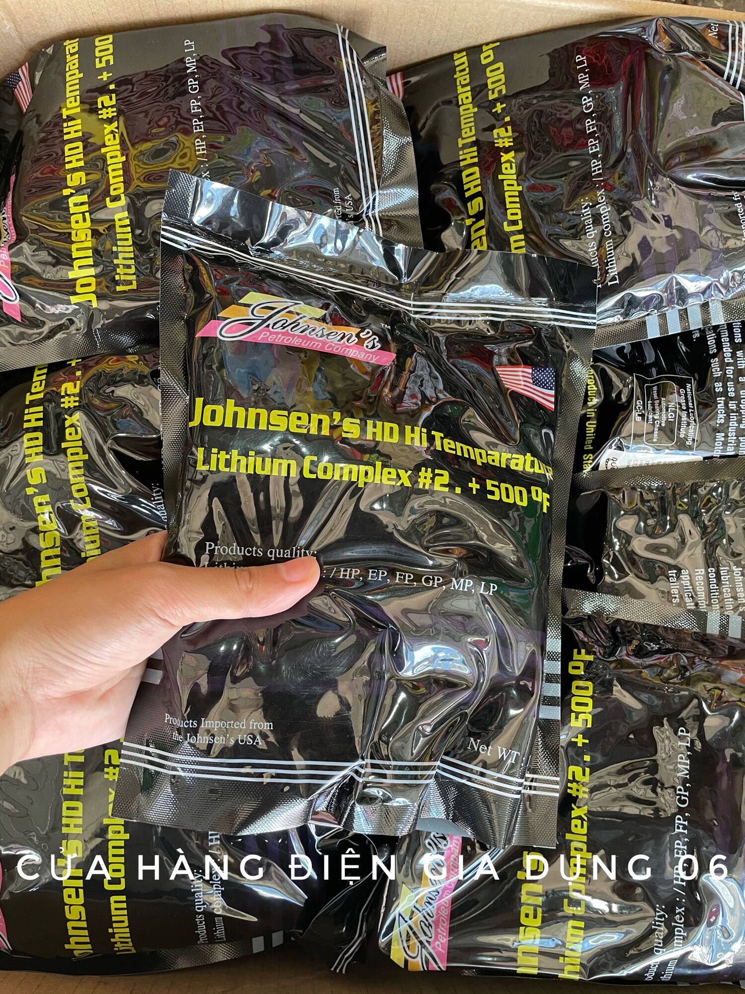 Mỡ Bôi Trơn Cao Cấp Johnsen’s - Gói 1kg