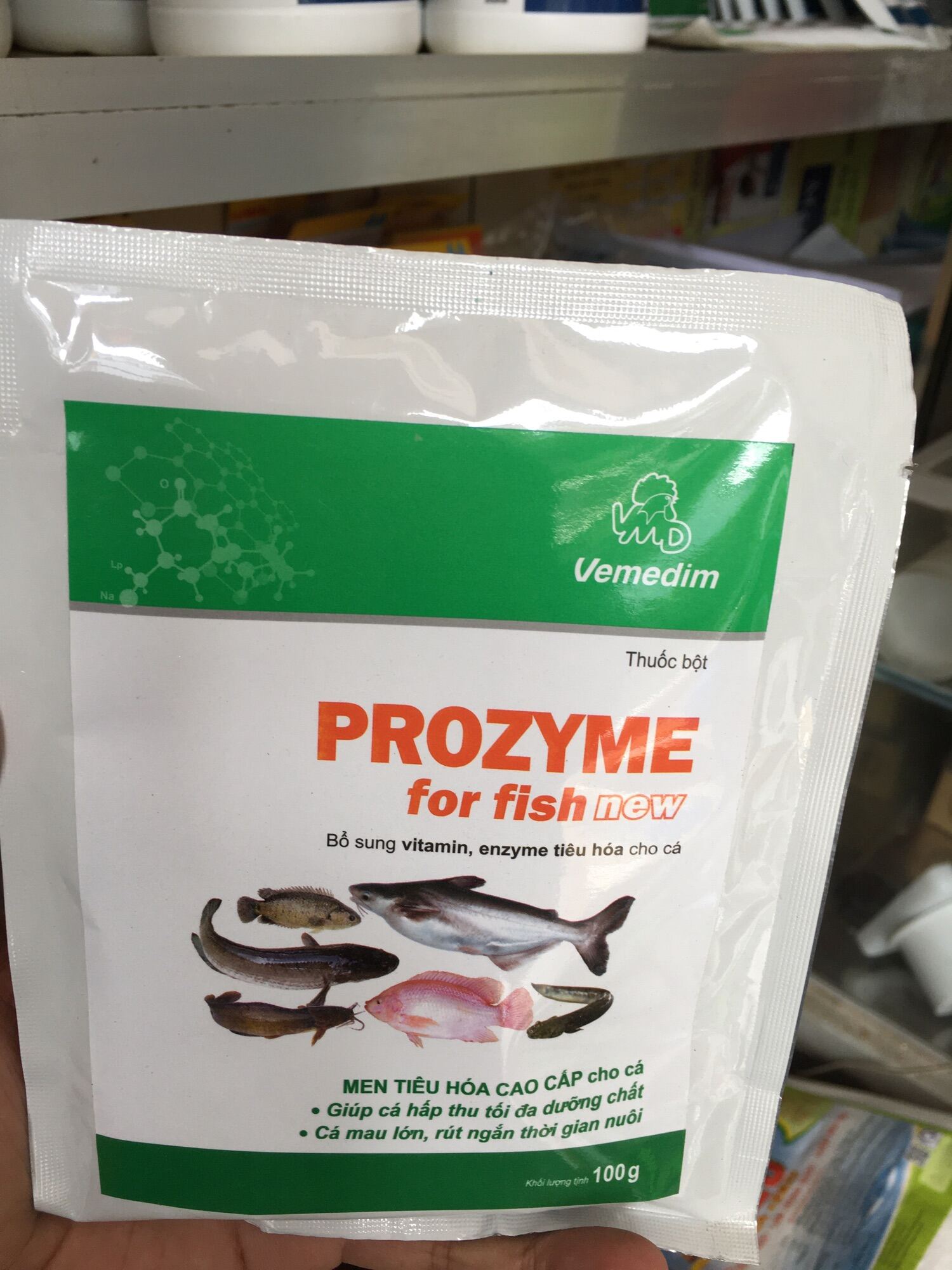 Prozyme for fish new ,men tiêu hoá cao cấp cho cá