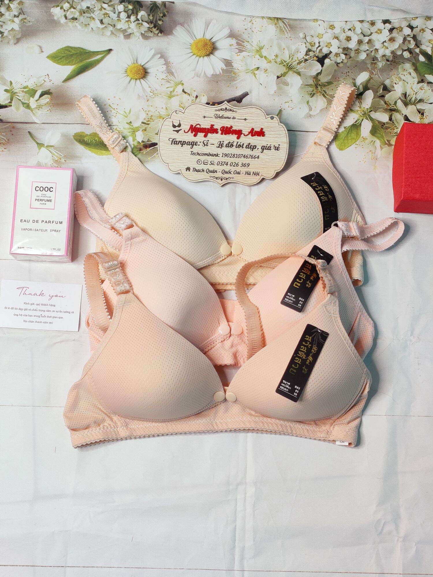 Áo lót cho mẹ bầu và đang cho con bú 103 thông hơi cúc cài trước tiện lợi.sexy love