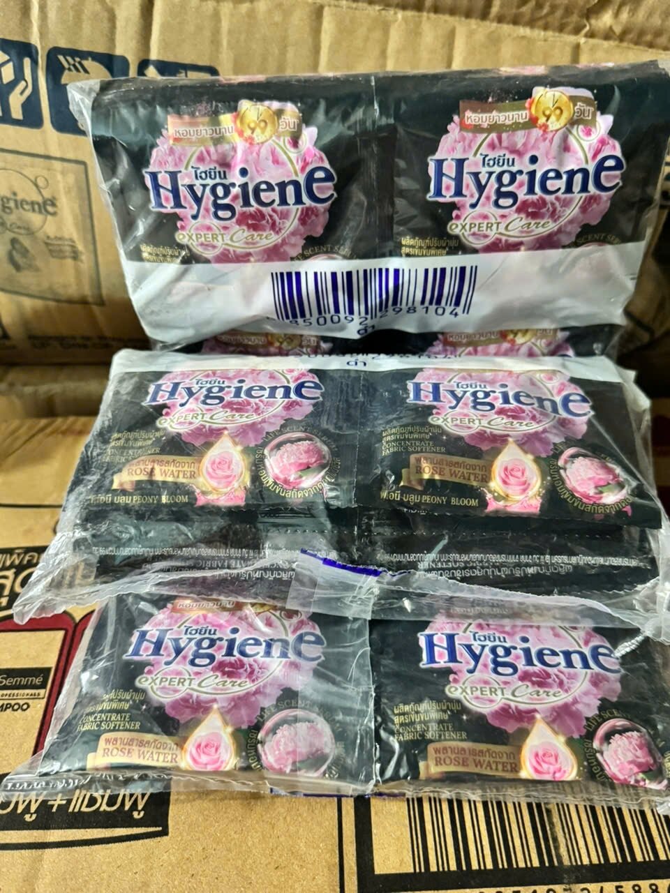 Combo 100 /120 Gói Nước xả vải Hygiene thái lan - chữ việt màu đen