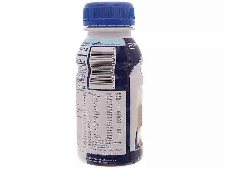 Lốc 6 chai sữa Ensure Original Vani