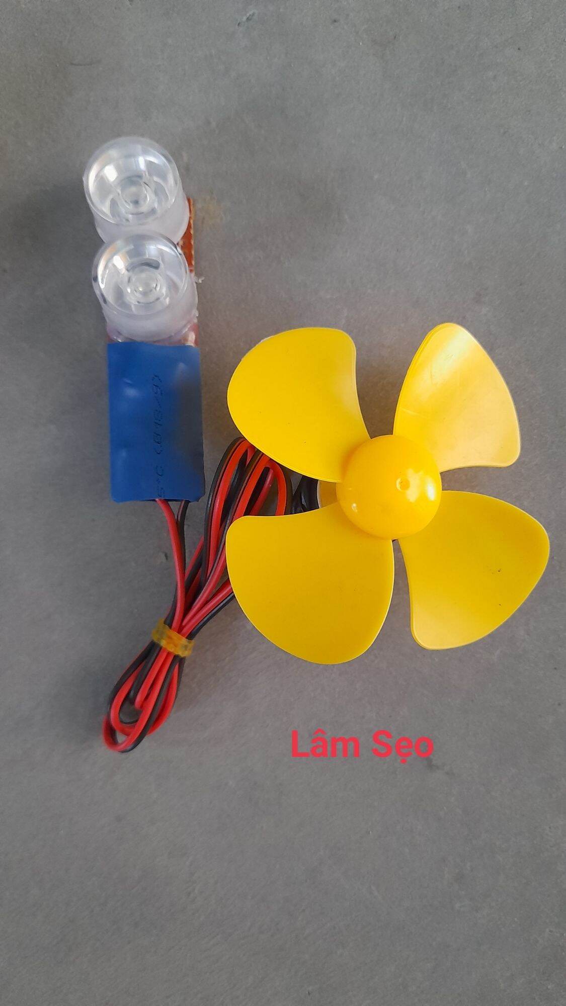 Đèn mô tơ, quạt gió cho diều