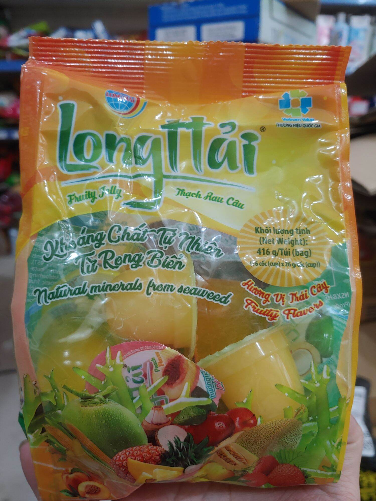 Thạch rau câu Long Hải túi 400g