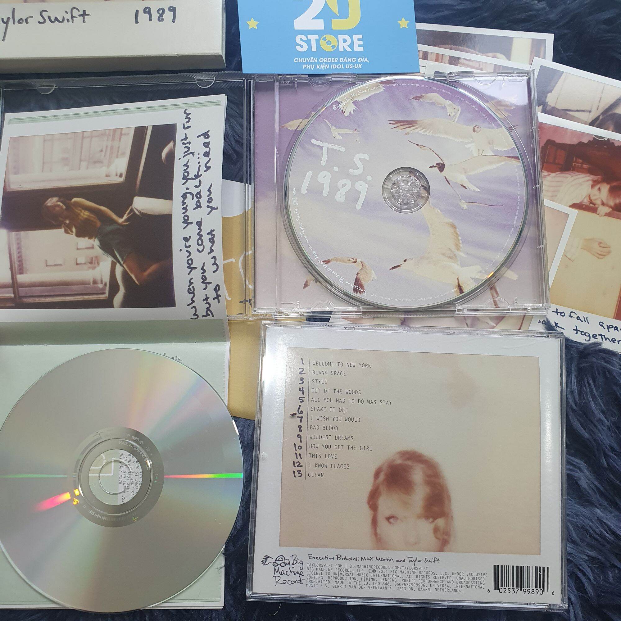 CD album 1989 (standard 13 tracks) - Taylor Swift 2U Store CDs