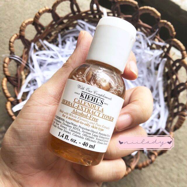 Mini 40ml) Toner Hoa Cúc Kiehl’s Calendula Herbal Extract Toner
