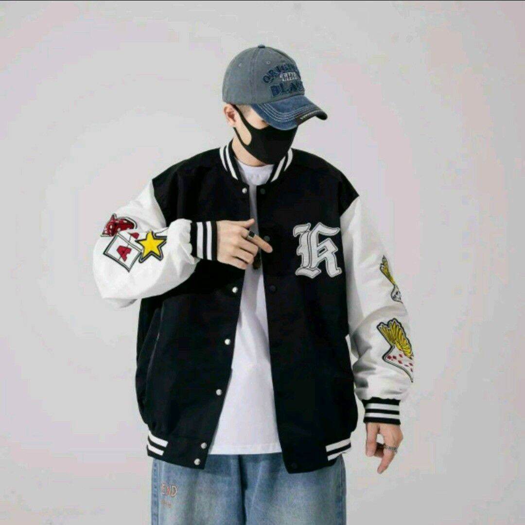 Áo Khoác Dù Bomber Nam Nữ Form Rộng 2 Lớp Áo Chống Nắng Họa Tiết DPTP141