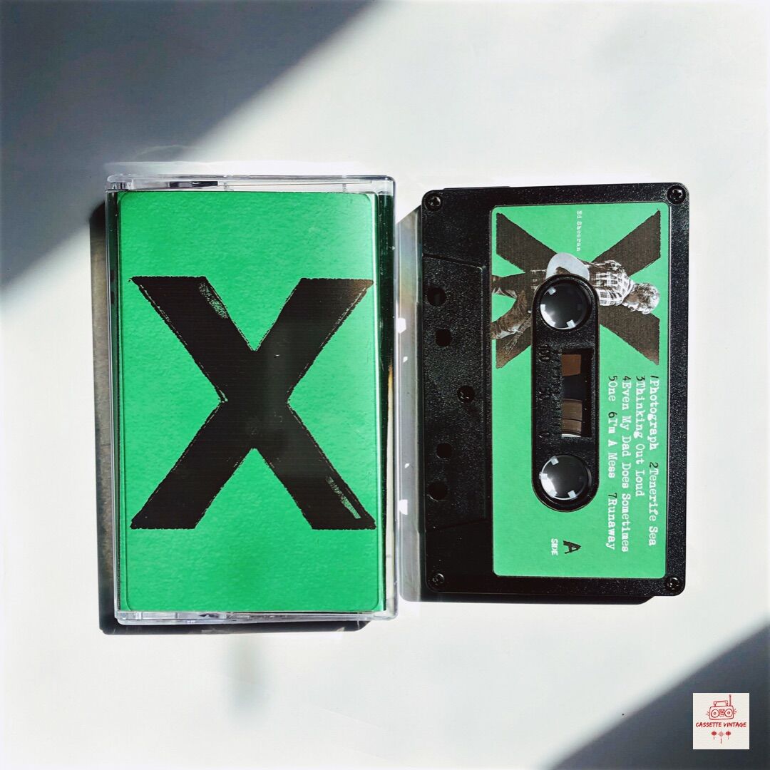 Băng cassette album X - Ed Sheeran (Custom Cassette Tape)