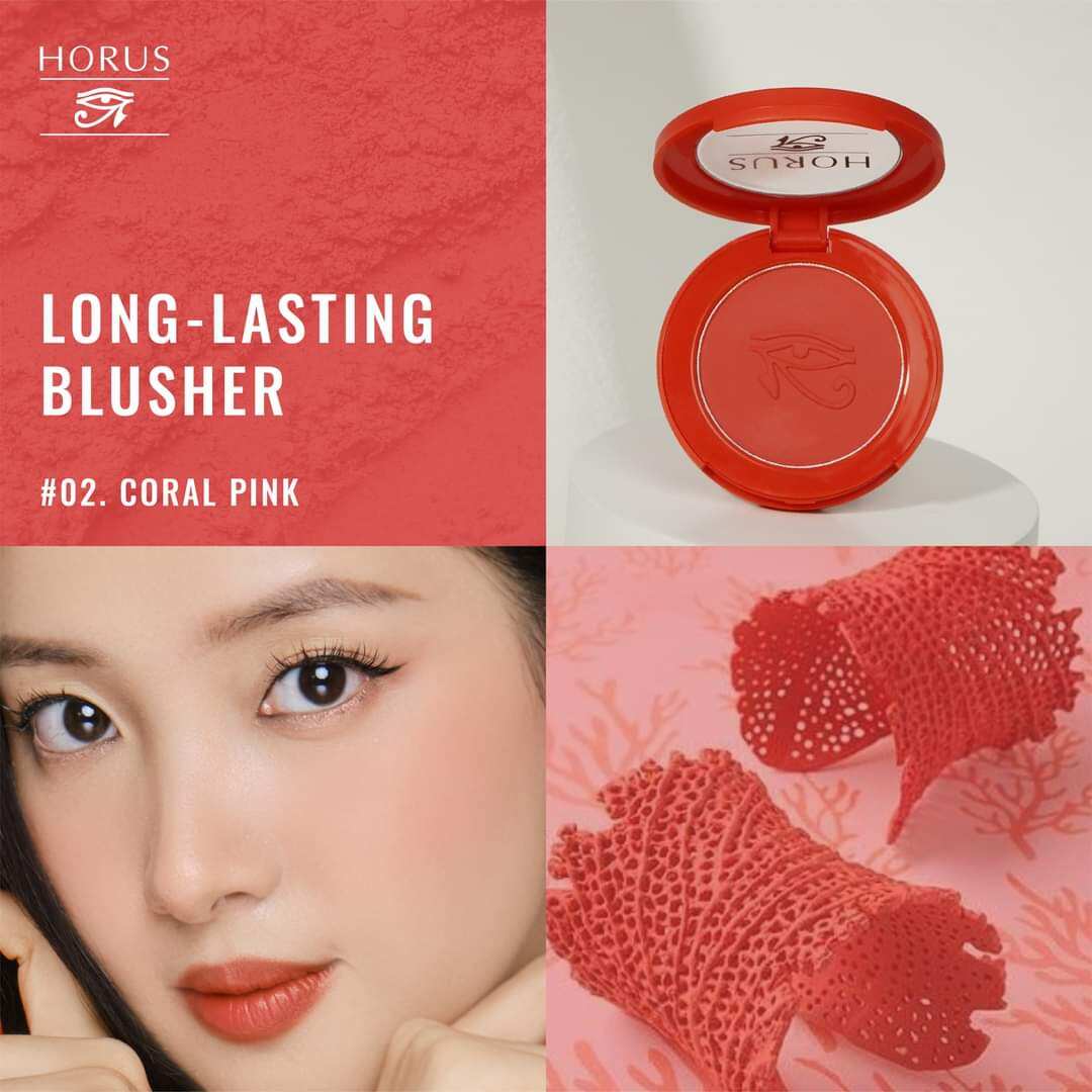 Má hồng Horus Long-Lasting Blusher 4g
