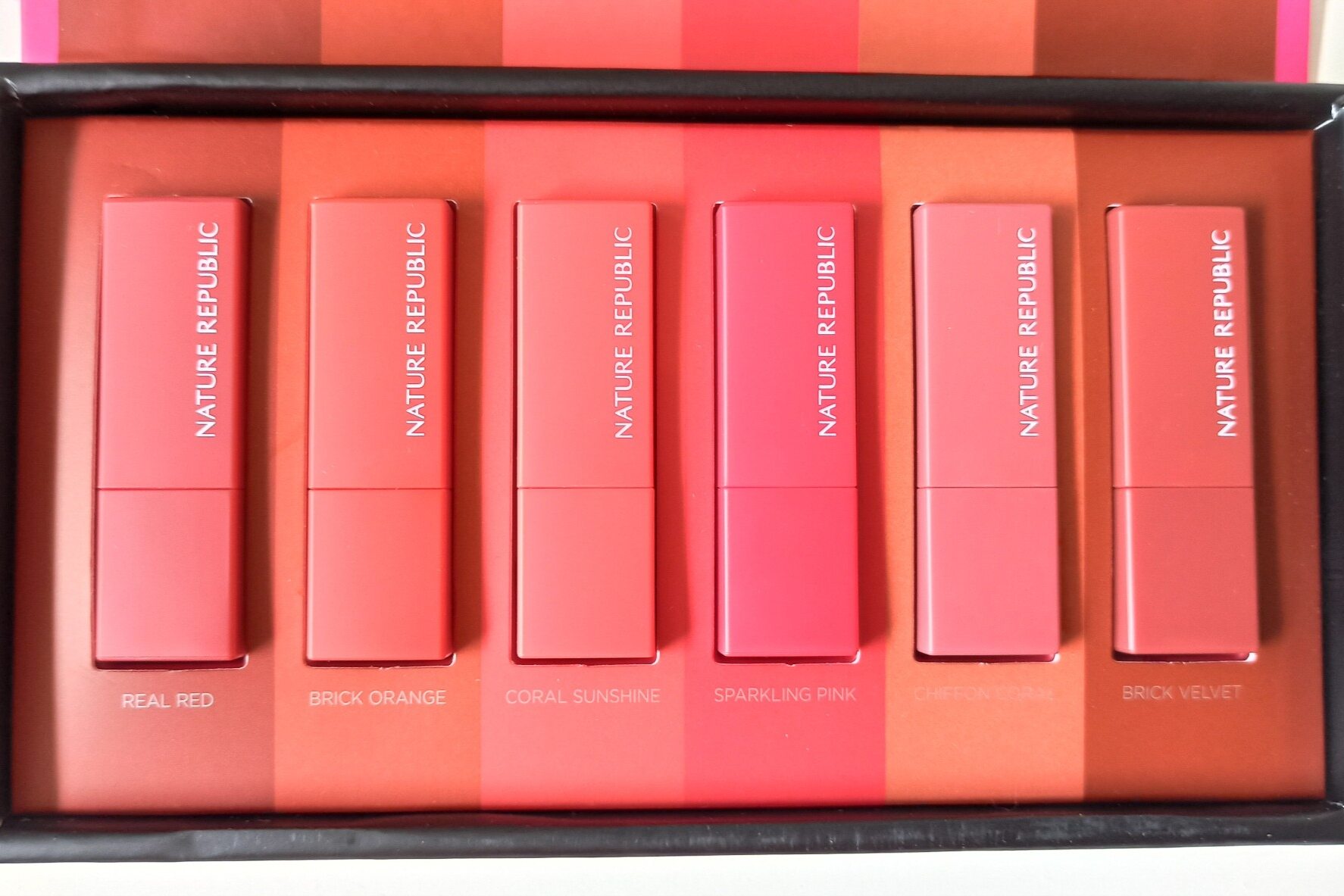 Set Son Natural Republic 6 Màu Hàn Quốc