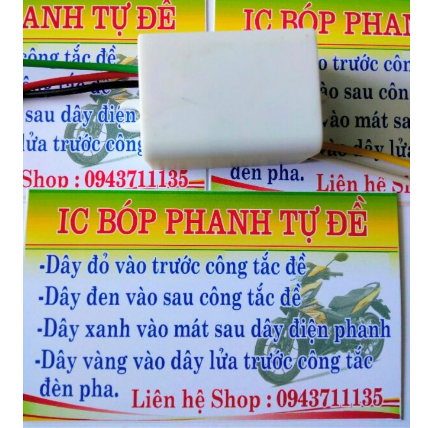 Mạch bóp phanh xe tự động đề máy nổ xe máy hàng chuẩn