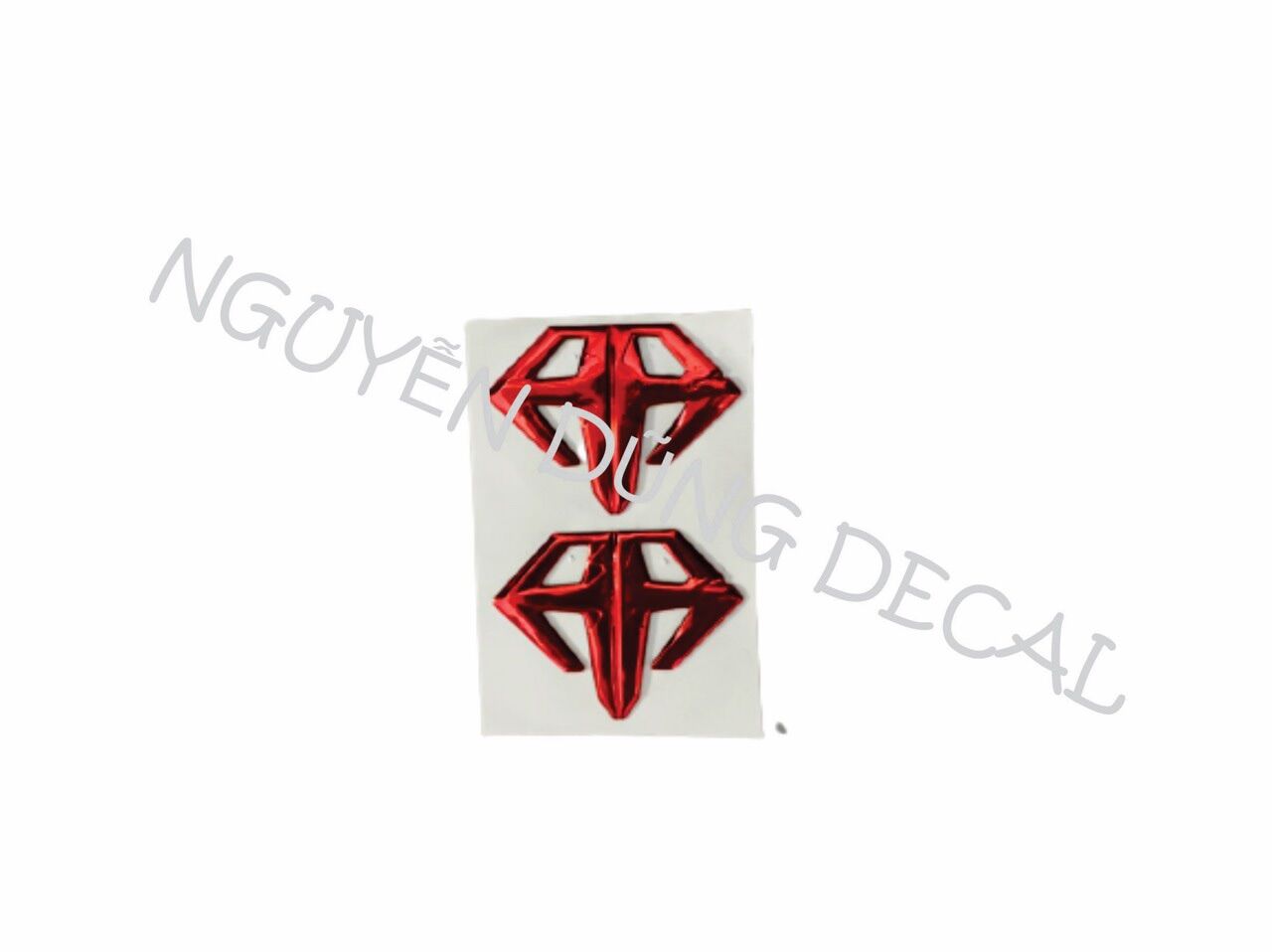 Logo Air Blade mạ crom nhiều màu (1 cặp)