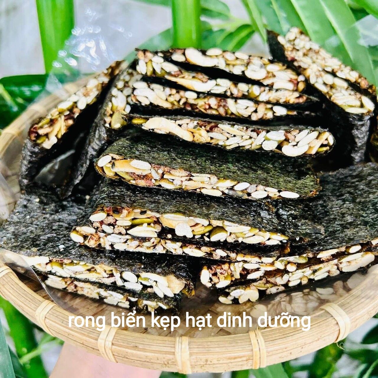 500g rong biển kẹp hạt dinh dưỡng loại ngon