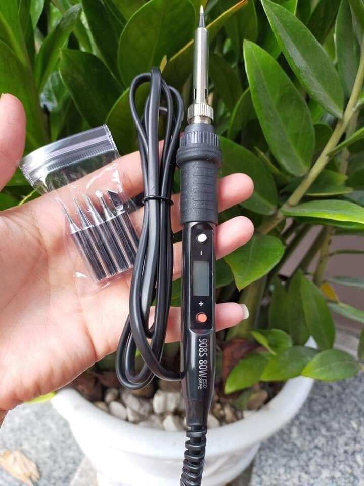 Tay hàn 908s tặng + 5 mũi hàn